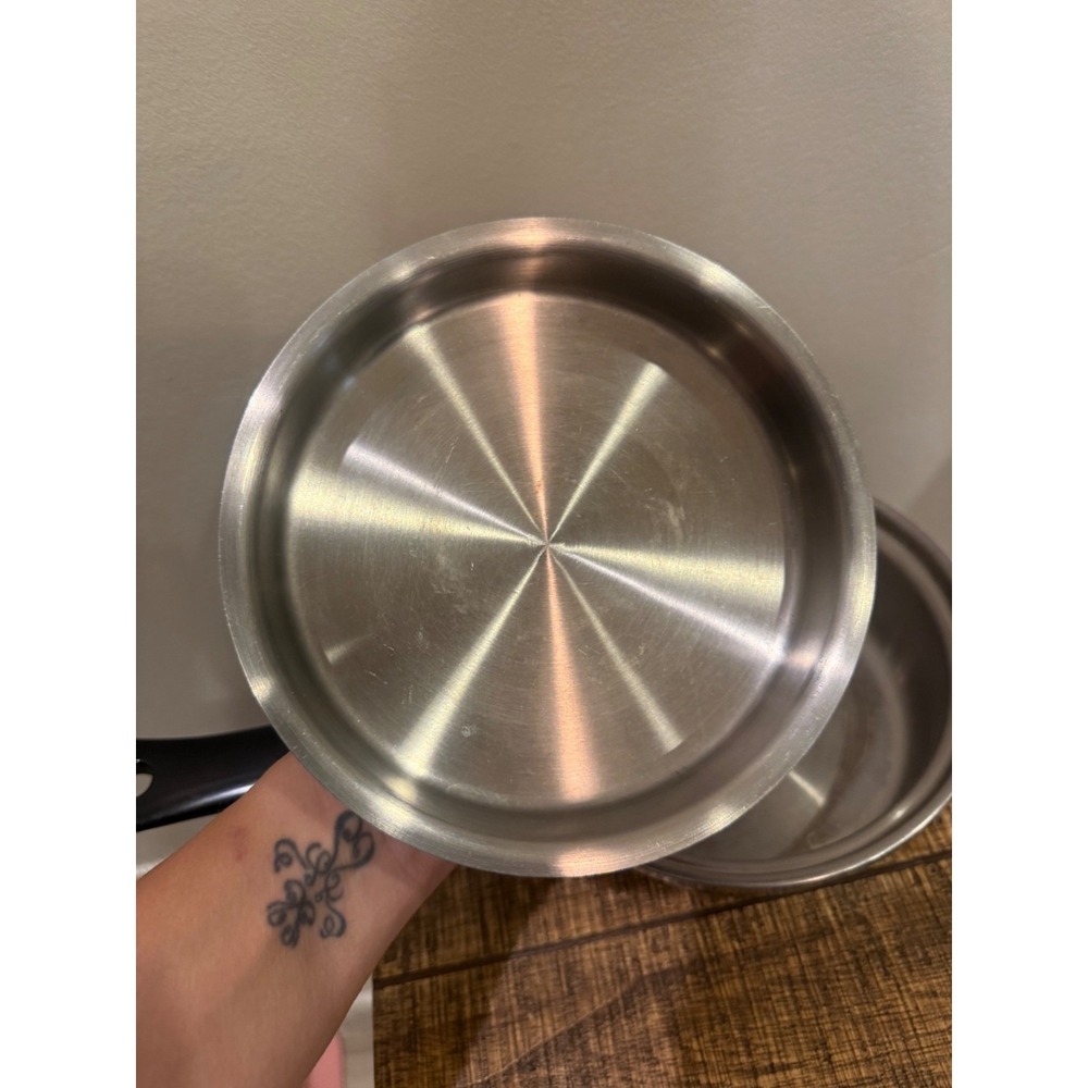 Vintage Maxam 1-1/2 Quart Sauce Pan Pot Stainless 18-8  3-ply Heavy Duty - Picture 4 of 7